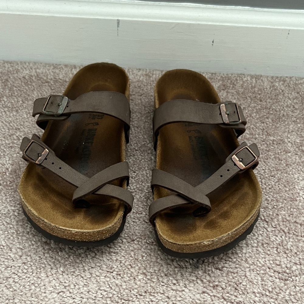 Birkenstock Brown Strappy Sandals